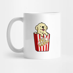 Pupcorn Cute Popcorn Pun Mug